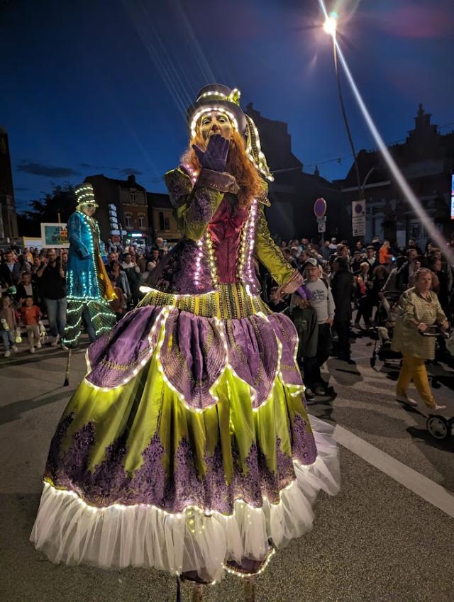 Les échassiers lumineux colorés Coloris Lampirys 