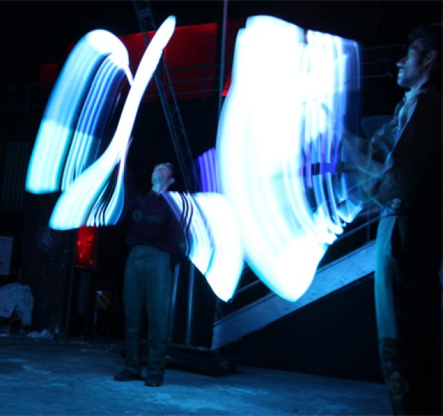 Duo Luminis, jonglerie lumineuse